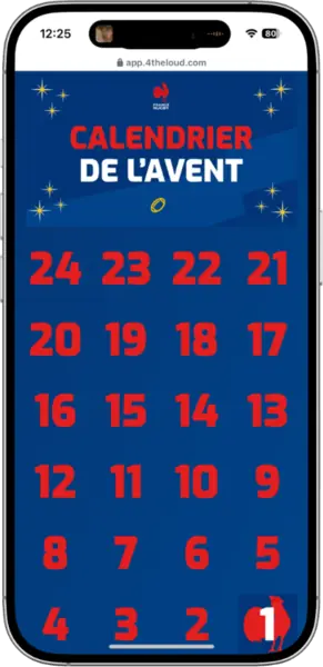 Calendrier de l’Avent FFR 2025